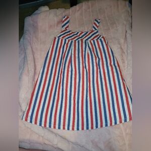NWT Tommy Bahama Kids Striped Red, White, & Blue Summer Dress 4